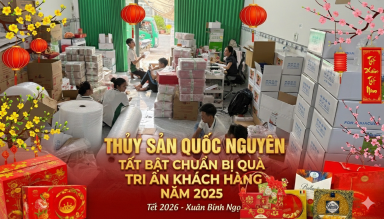 Thủy Sản Quốc Nguyên Tất Bật Chuẩn Bị Quà Tri Ân Khách Hàng Năm 2025