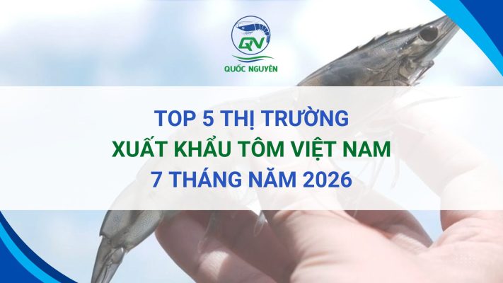 TOP 5 Thị Trường Xuất Khẩu Tôm Việt Nam 7 Tháng 2026